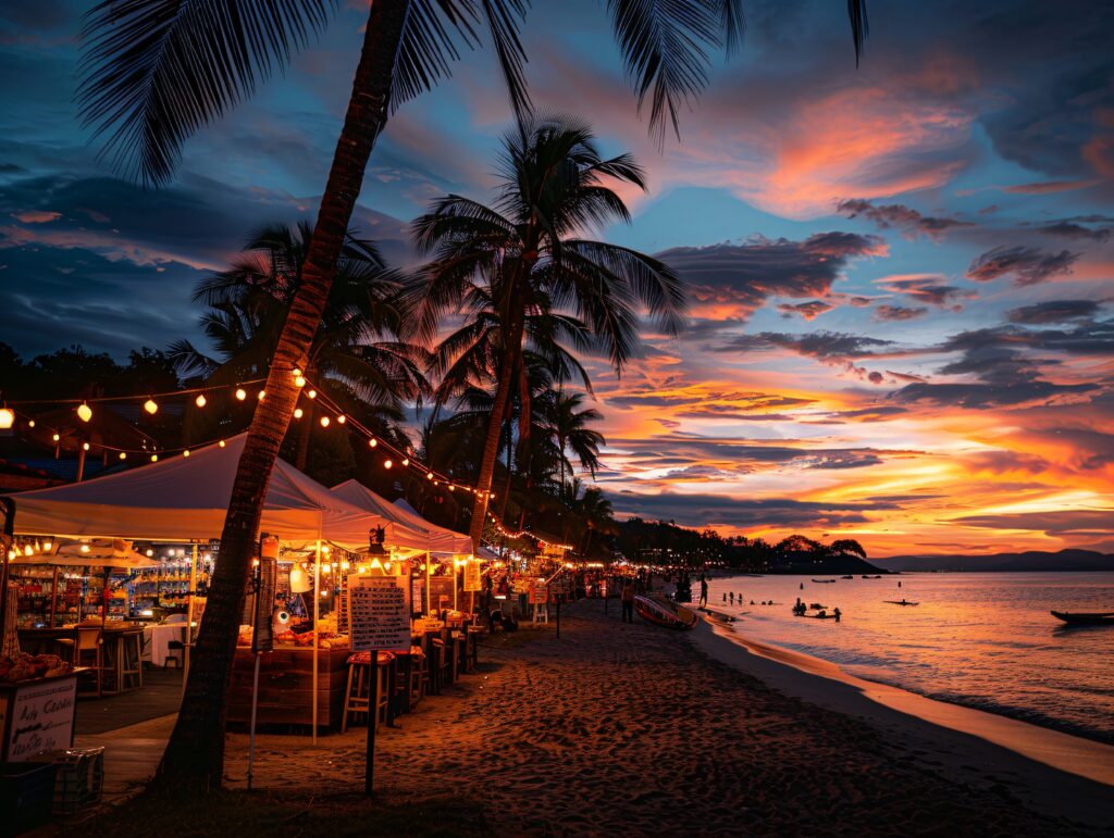 sunset of bali